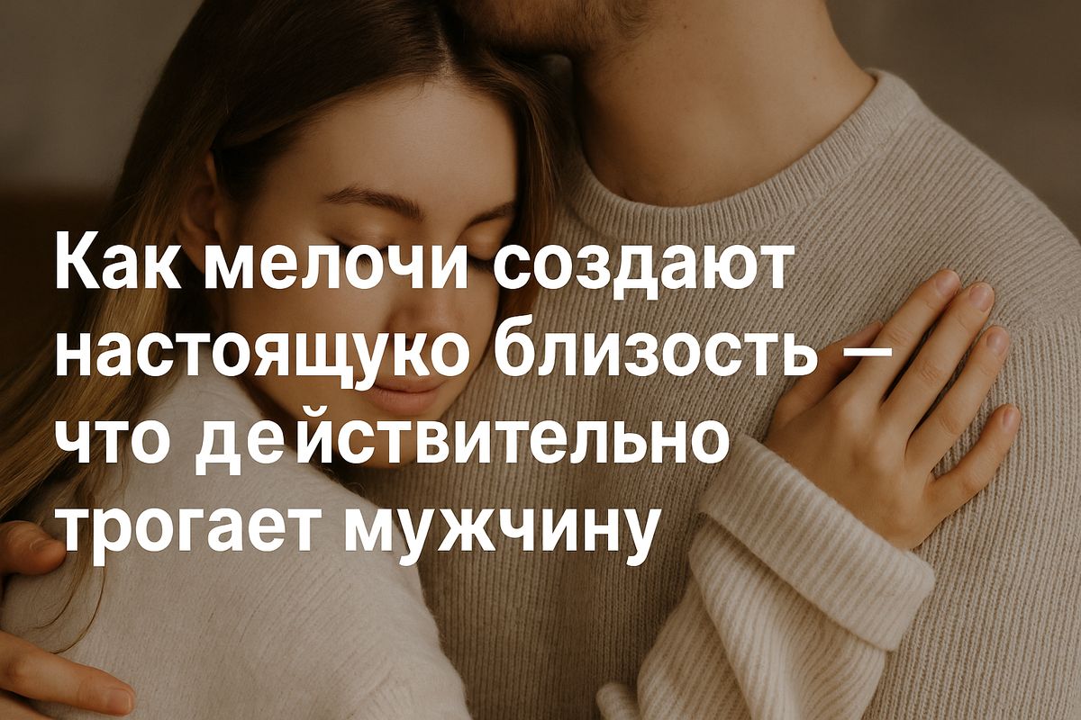 Мелочи, которые создают настоящую близость: как трогать мужчину