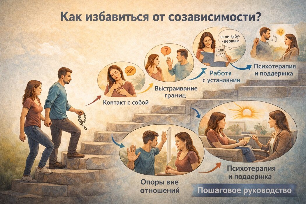 Шесть шагов к свободе от созависимости: практическое руководство для каждого