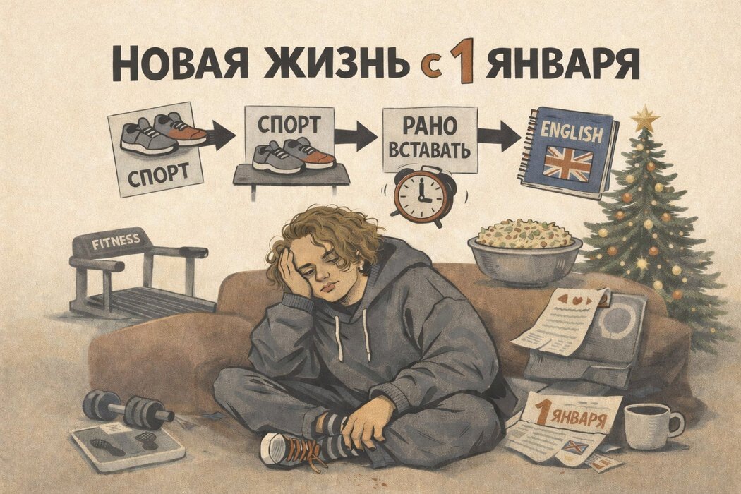 Новый год и старые привычки: почему начать с 1 января трудно