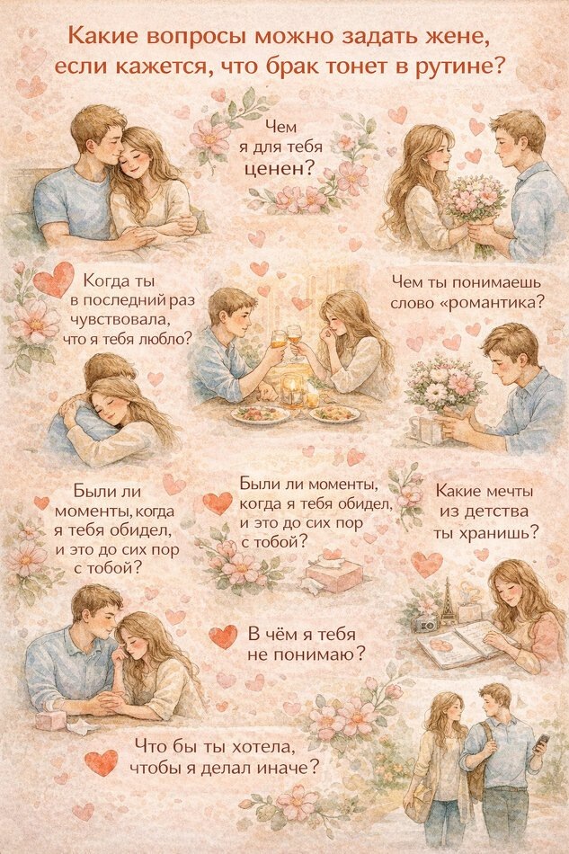 Как восстановить близость в отношениях: важные темы для разговора