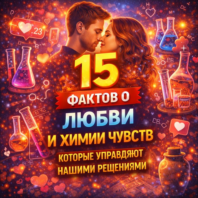 15 фактов о любви и химии чувств
