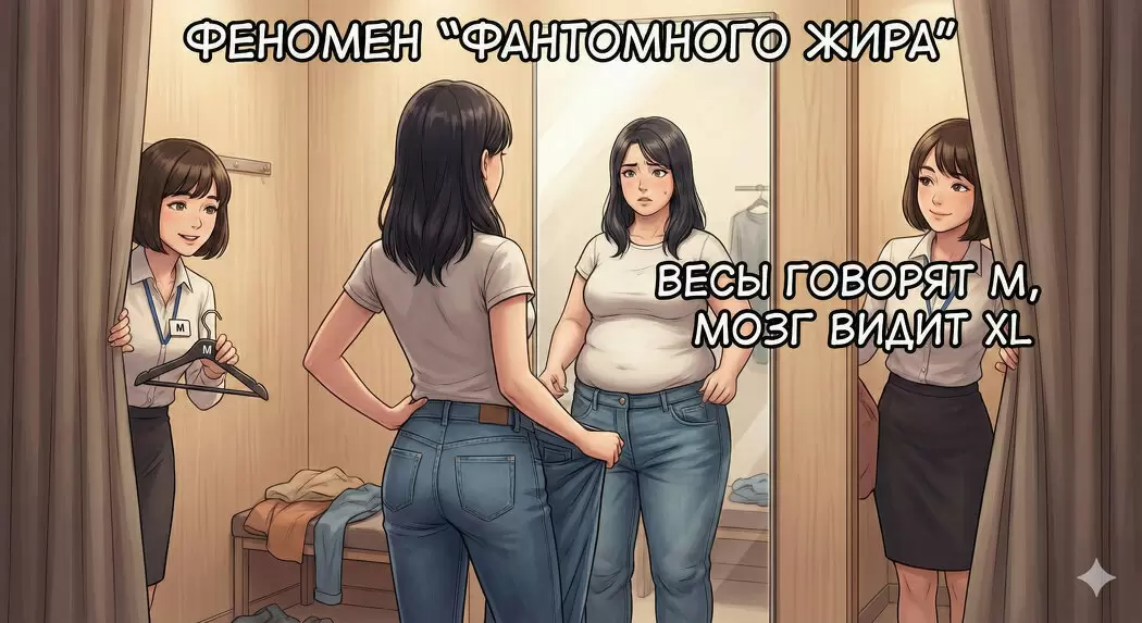 Как распрощаться с фантомным жиром: Психология изменений тела